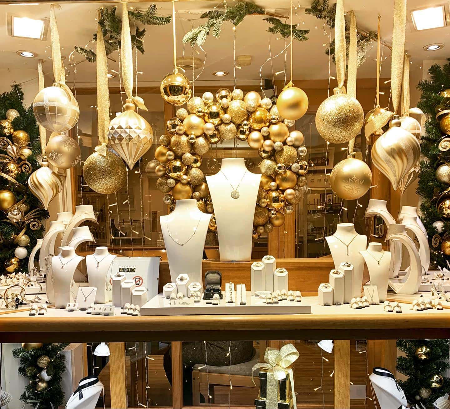 Christmas Jewellery Store Window